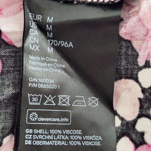 H&M Pink and Black Floral Dress - Picture 6 of 6
